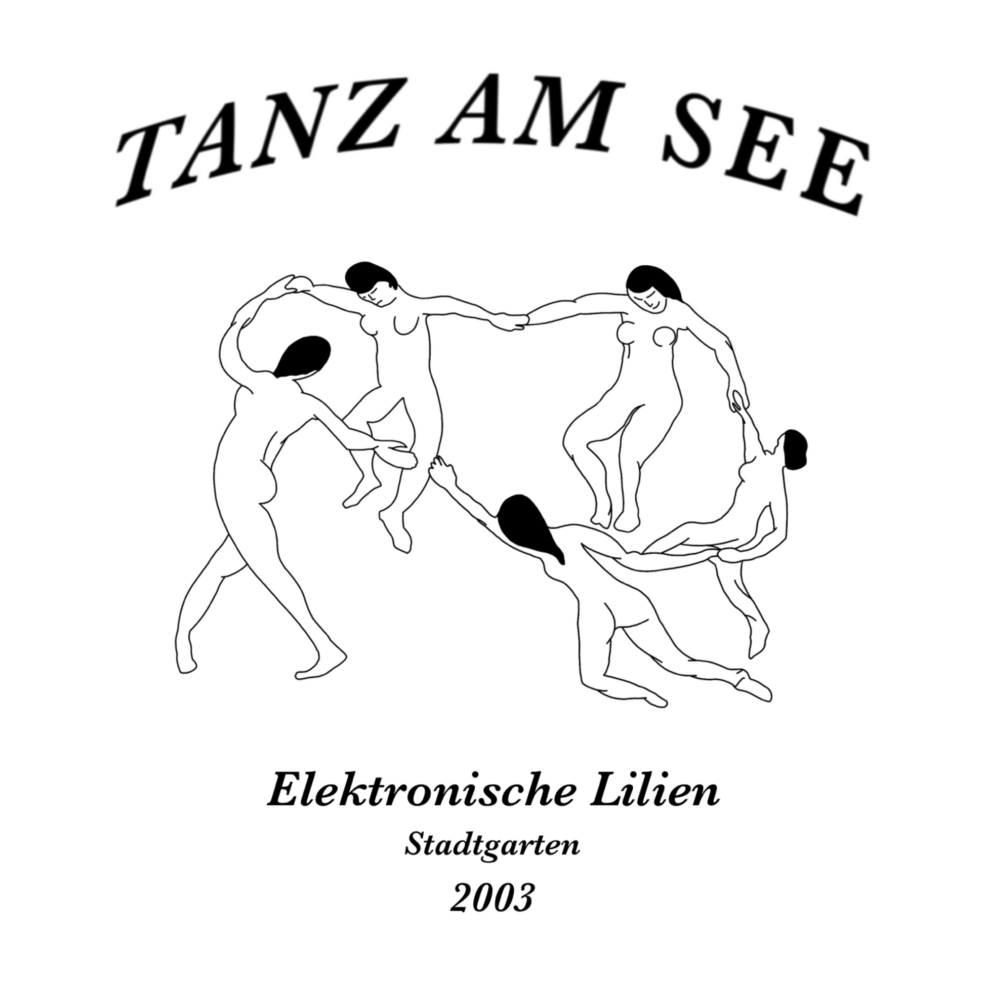 Stadtgarten 2003 T-Shirt Design Tanz am See