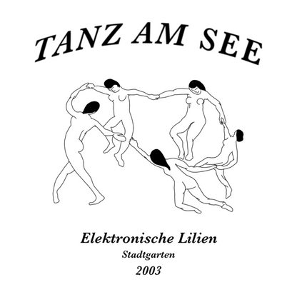 Stadtgarten 2003 T-Shirt Design Tanz am See